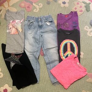 Cat & Jack Kids Shirts & Tops, Jeans Bundle